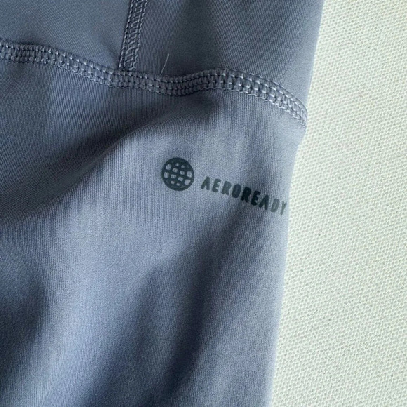 Adidas Aerotek  Optime High Rise 7/8 Lavender Leggings XL/P - Picture 5 of 6